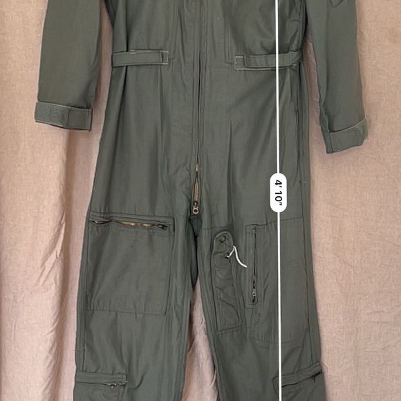 Vintage Unisex Air Force Fly Suit - Fire Retardant- 40R - Picture 9 of 10
